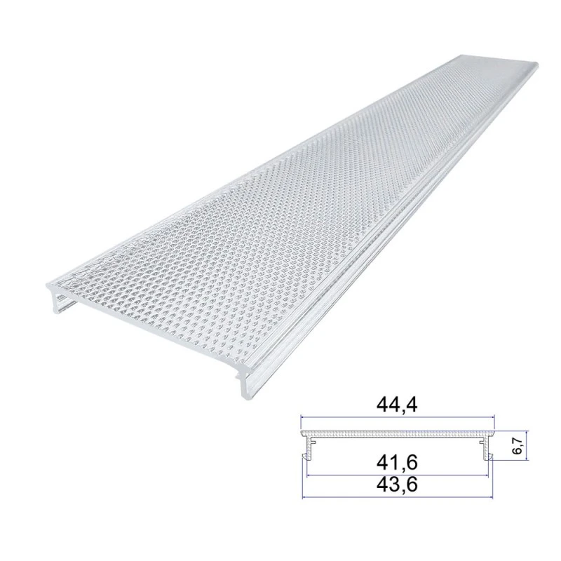 Acrylic Anti-Glare extrusionem Lampshade