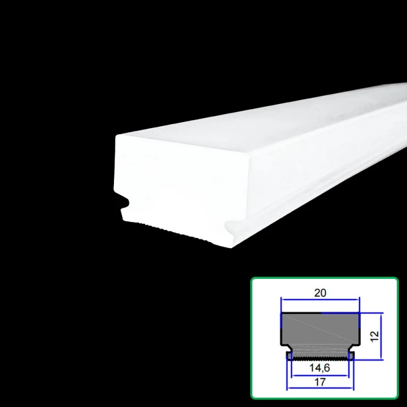 Acrylic Difusores extrusionem Lampshade