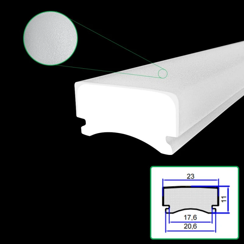 Acrylic Frosted extrusionem lampshade Acrylic Frosted extrusionem lampshade