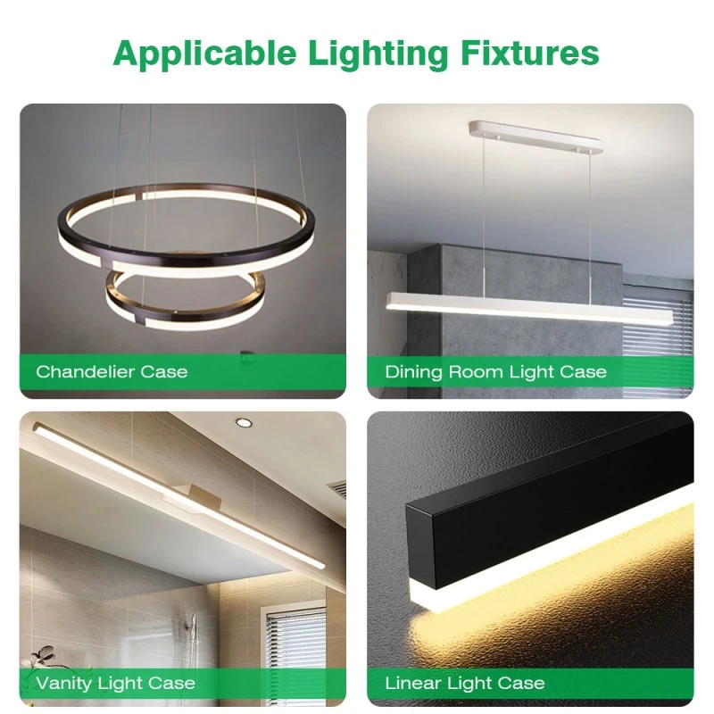 Acrylic Frosted extrusionem lampshade