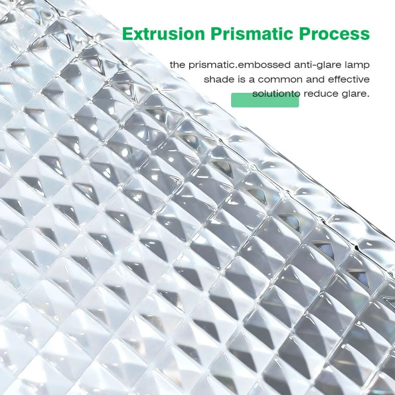 Acrylic Prisma extrusionem lampshade
