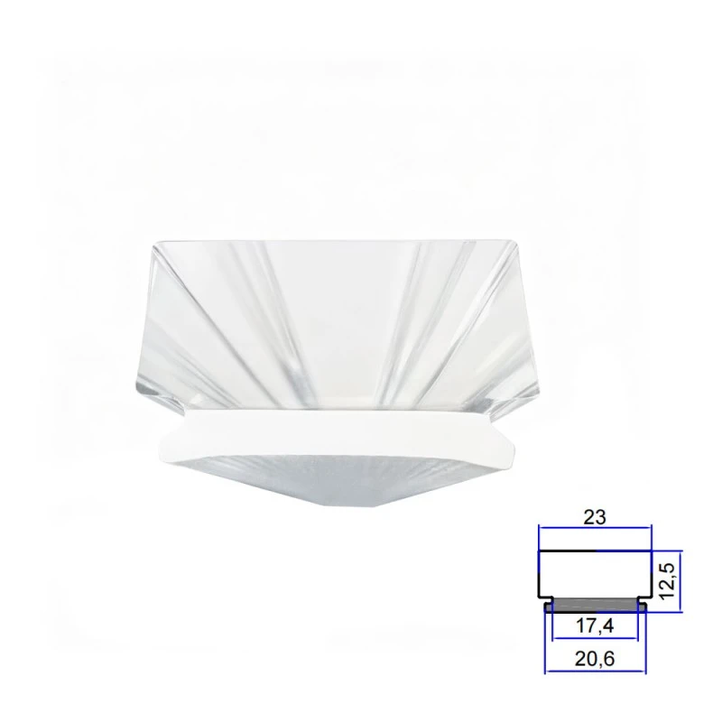 Acrylic Transparens extrusionem Lampshade