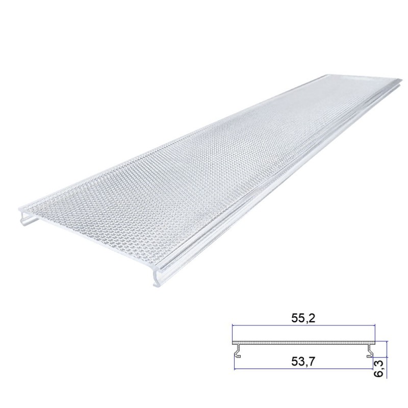 Polycarbonate Anti-Glare Lampshade extruditur