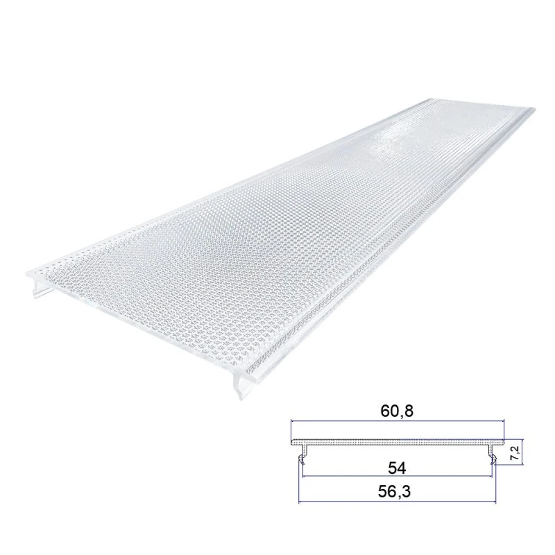 Polycarbonate Diamond Exemplar extruditur Lampshade