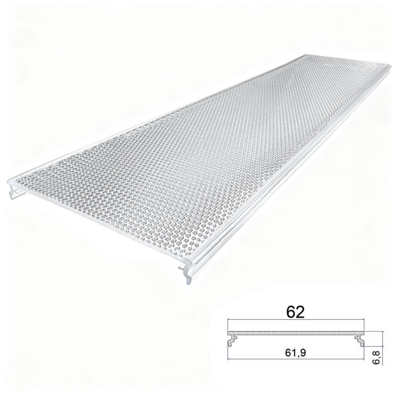 Polycarbonate caelatum extruditur Lampshade