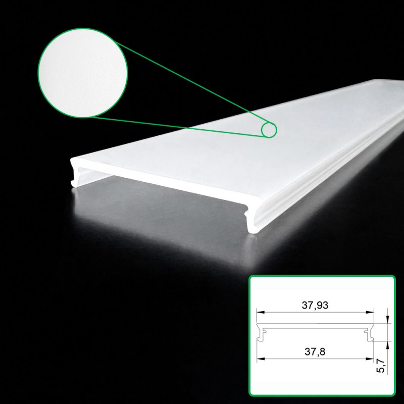 Polycarbonate extruditur Matte Lampshade