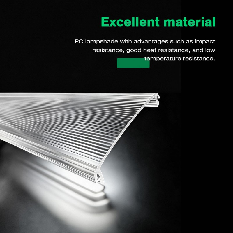 Polycarbonate Transparens extruditur Lampshade