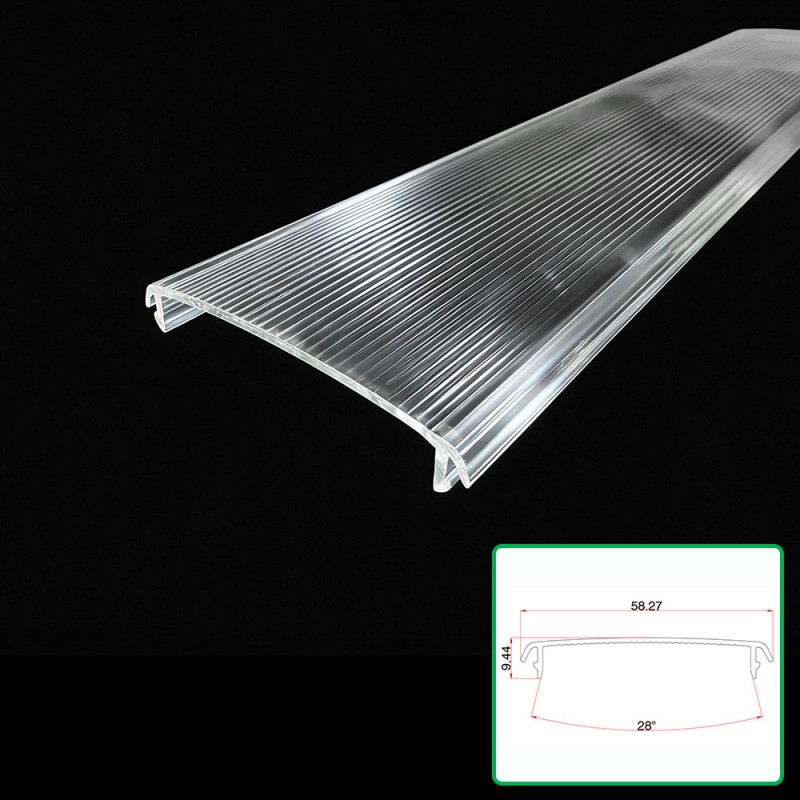 Polycarbonate Transparens extruditur Lampshade